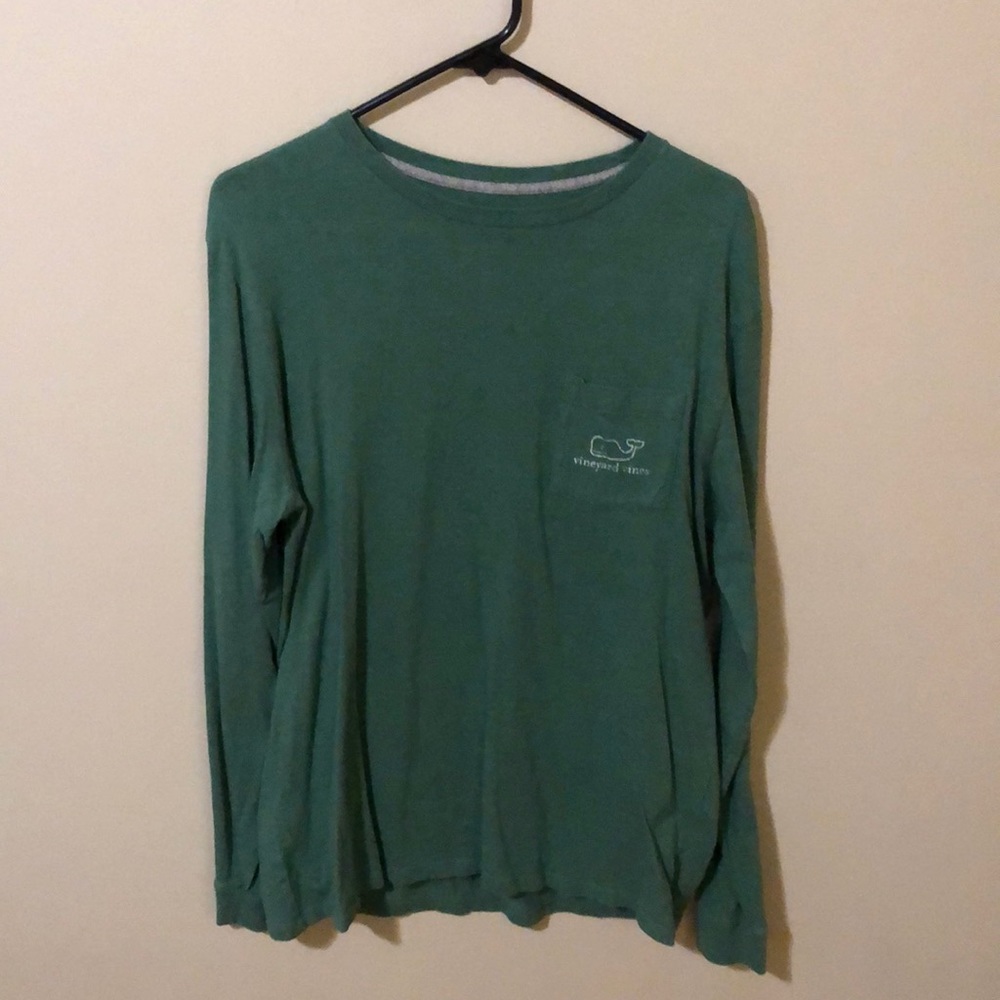 Men’s Vineyard Vines Green Long Sleeve Tee Size M